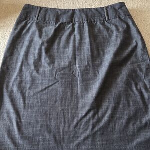 “Boardroom Ready Charcoal Pencil Skirt 💼 Rafaella Stretch Career Skirt 14”